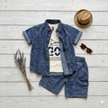 Boys' 3-piece denim suit