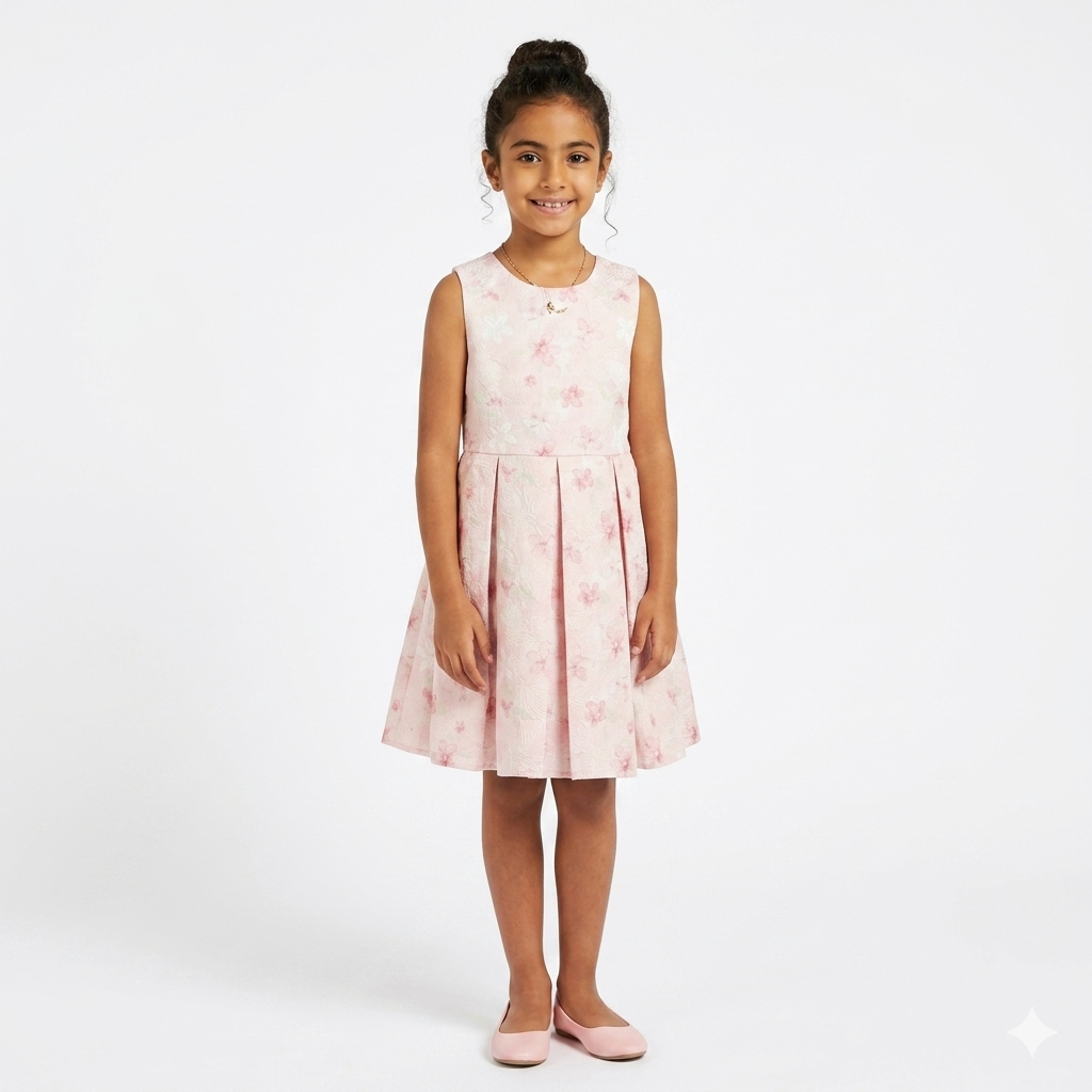 Girls' floral dress