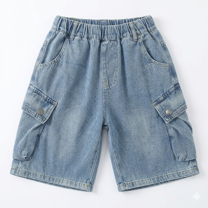 Imported boys' denim shorts