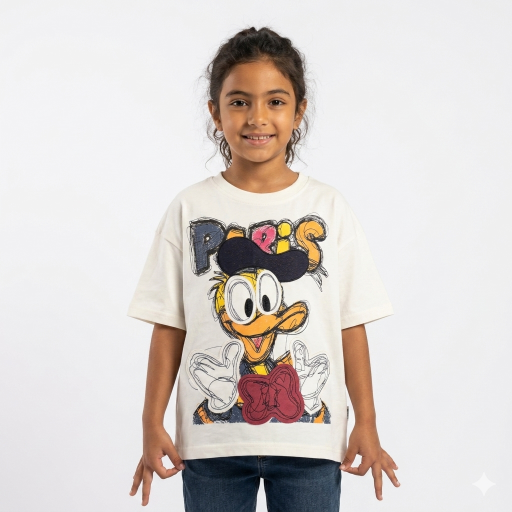 Girls' imported T-shirt 🇨🇳