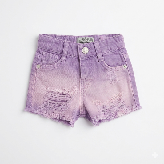 Girls' denim shorts