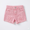 Rhinestone denim shorts