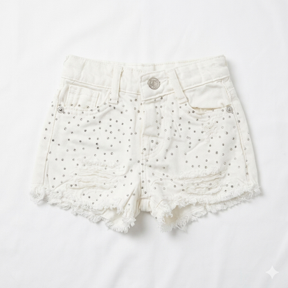 Girls' rhinestone shorts