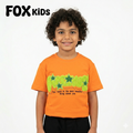 Bright blue Fox Kids تيشرت اولادى with playful print, made from soft, comfortable fabric for kids' casual wear.