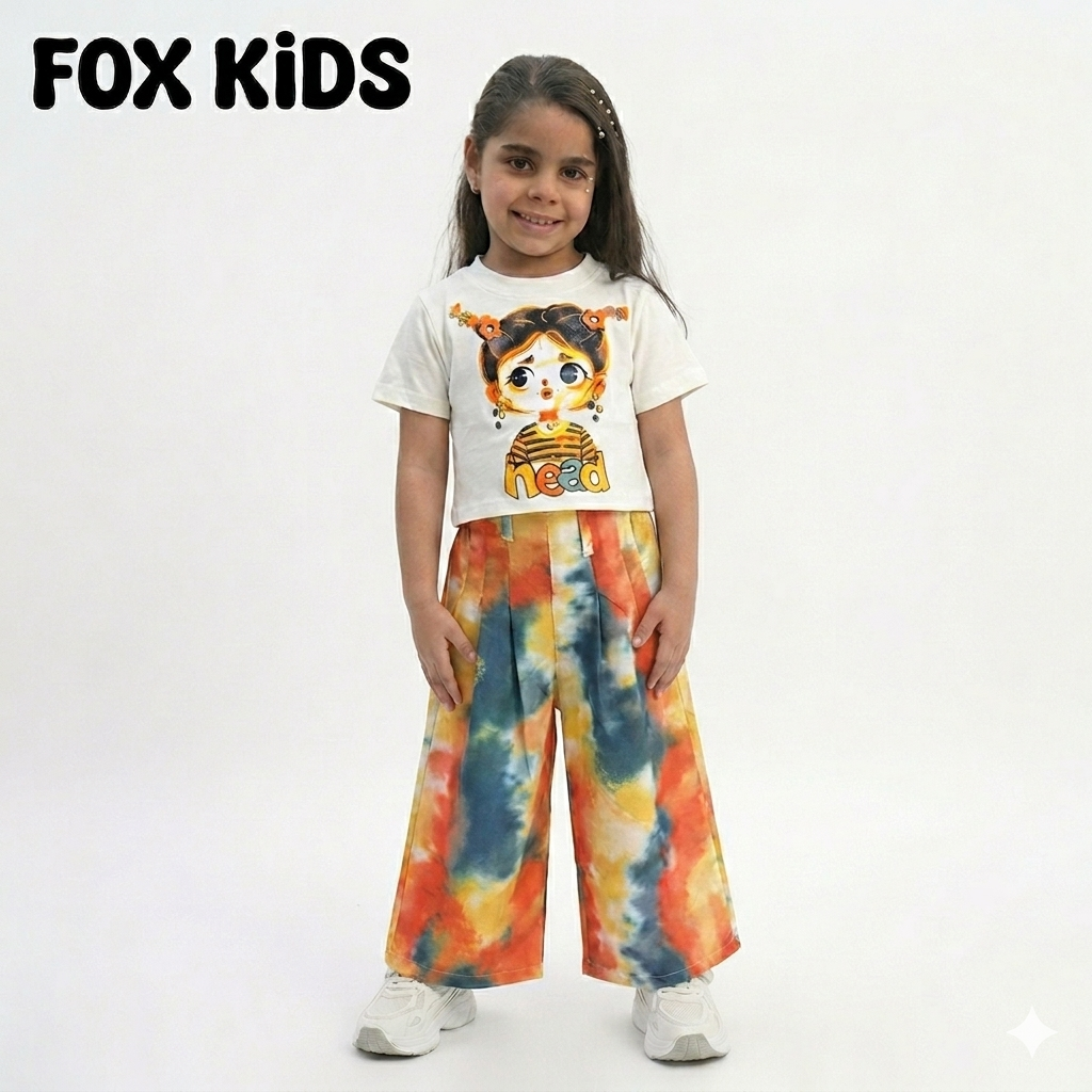 Cute girls' romper from Fox Kids, featuring soft fabric and colorful design, perfect for comfortable everyday wear.