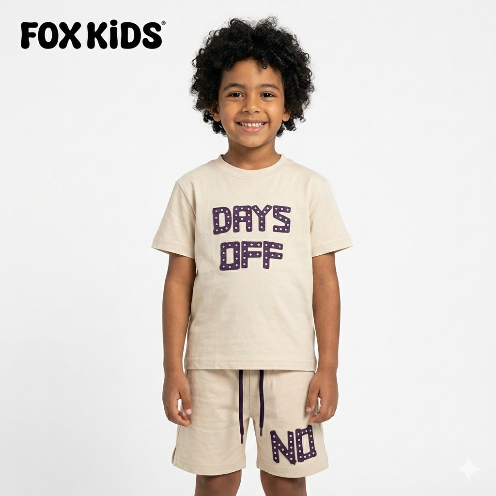 Fox Kids boys' shorts in soft fabric, featuring a comfortable waistband and playful design, perfect for everyday wear.