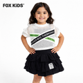 Pink girls' shorts with pockets from Fox Kids, featuring comfortable fabric and a stylish design for casual wear.
