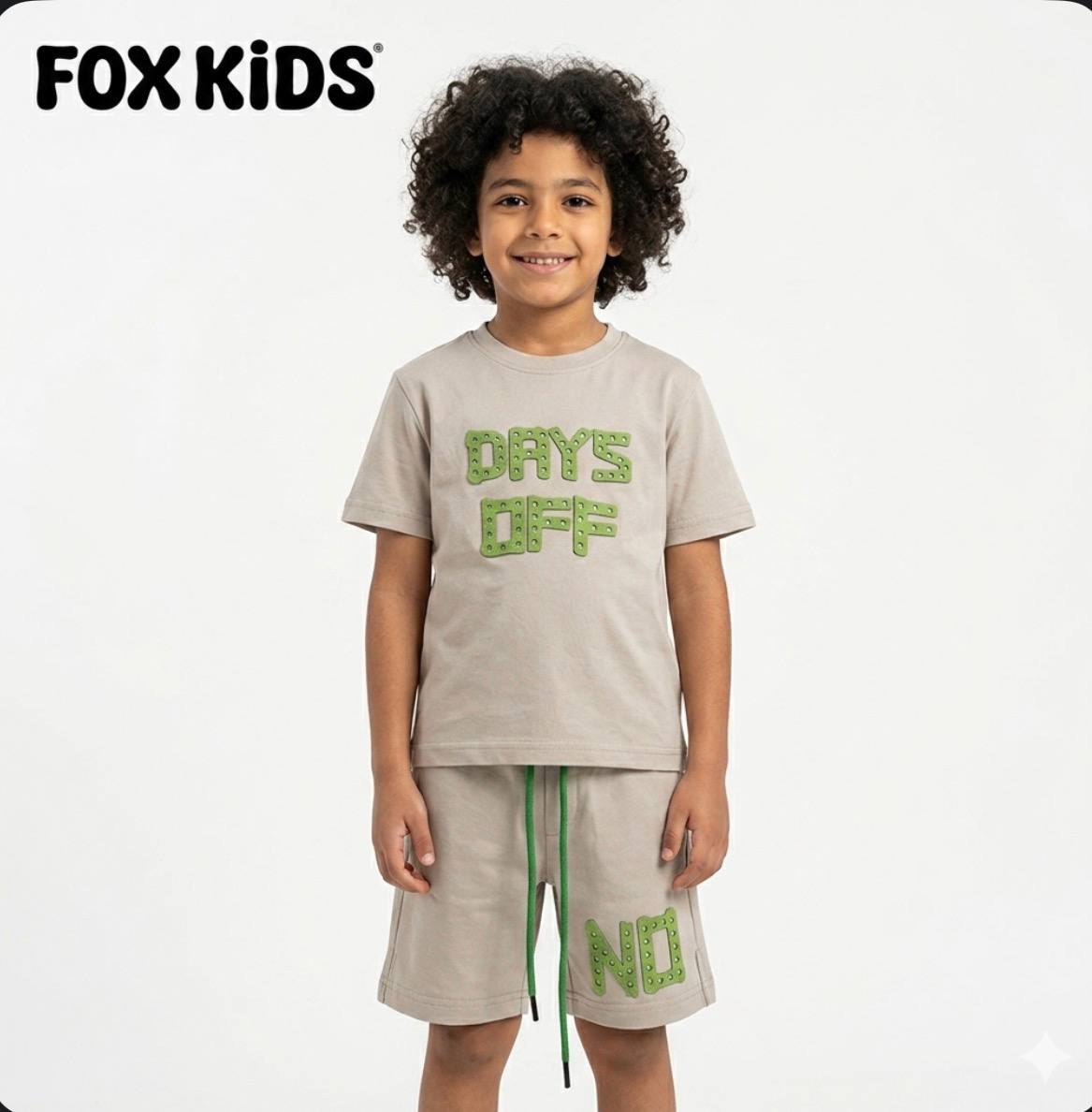 Fox Kids boys' shorts in soft fabric, featuring a comfortable waistband and playful design, ideal for everyday wear.