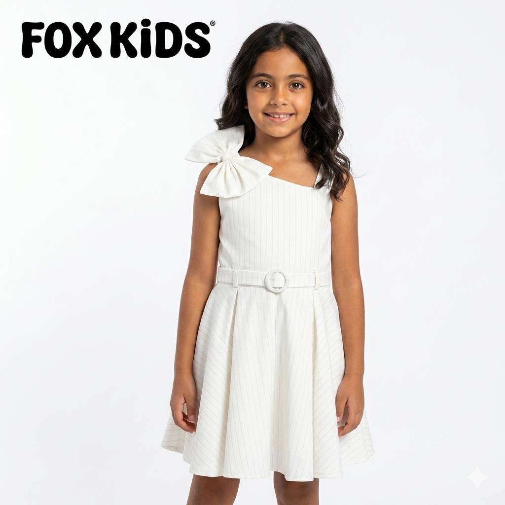 Cute girls' dress by Fox Kids featuring colorful patterns and a comfortable fit, perfect for young children.