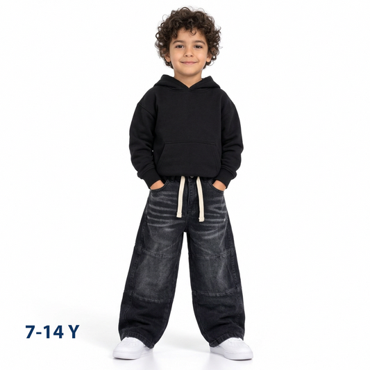 Wide leg jeans pants boys