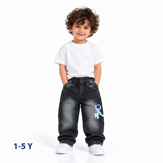 Wide leg jeans pants boys