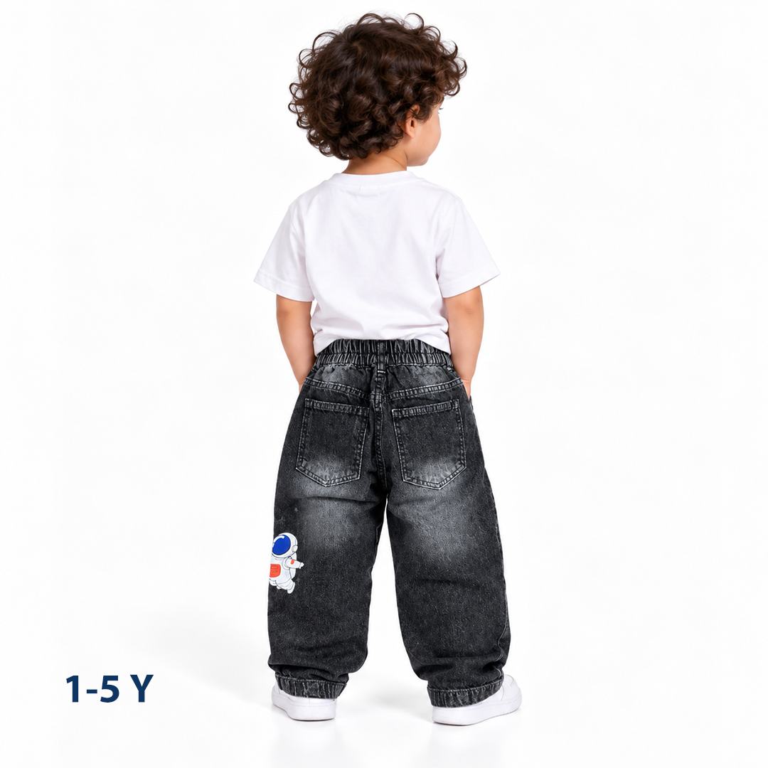 Wide leg jeans pants boys