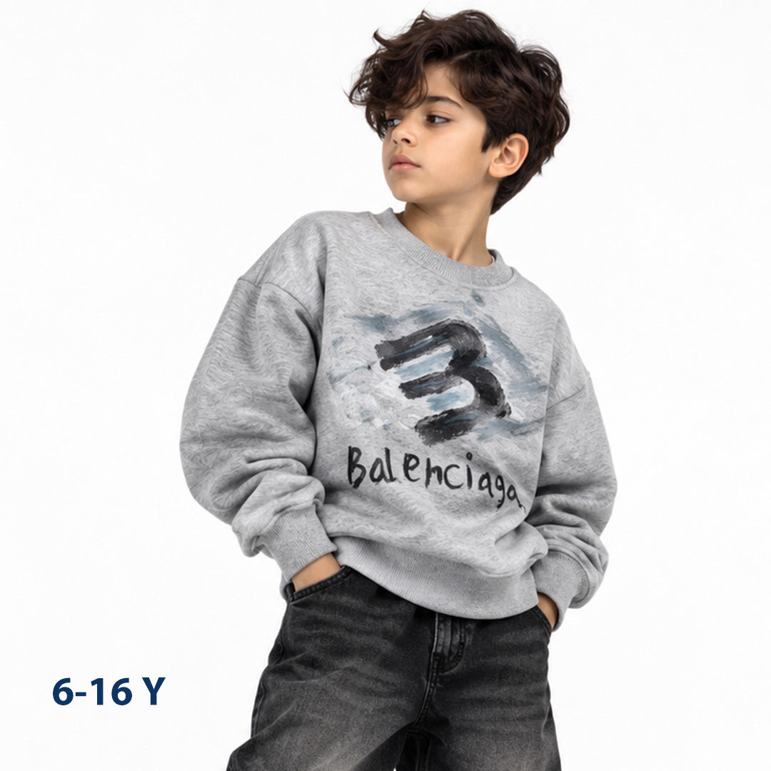 Sweat shirt round boys